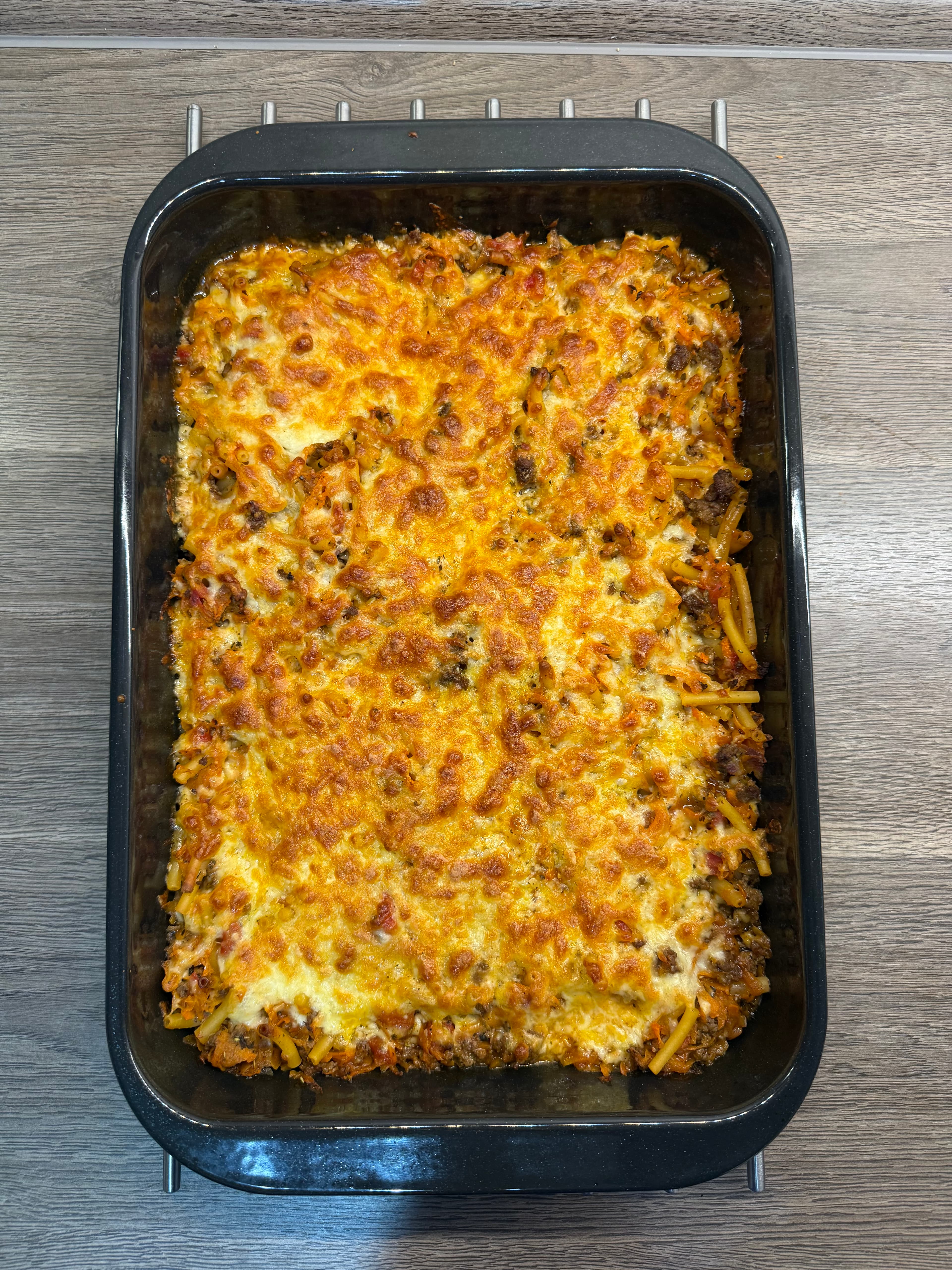 Makkaroni Auflauf mit Hackfleisch