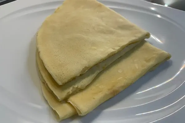 Selbstgemachte Crepes