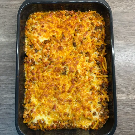 Makkaroni Auflauf mit Hackfleisch