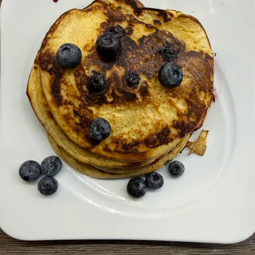 Pancakes mit Heidelbeeren